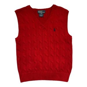 Polo Ralph Lauren Boys Cable-Knit Sweater Vest